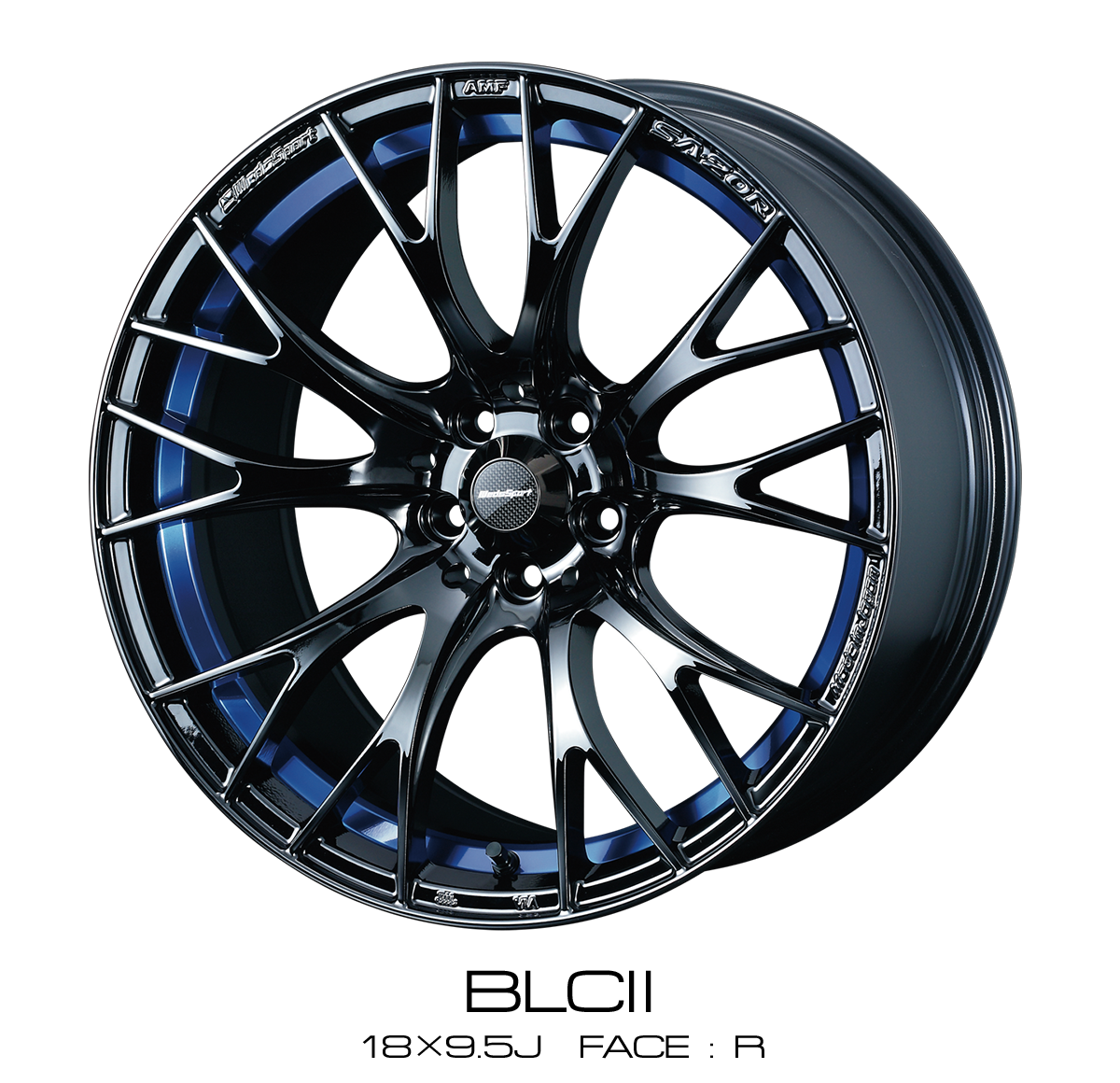 【セット2/2】WedsSport SA-20R RLC18インチアルミホイール WedsSport SA-20R BLC II - Weds Wheels Europe
